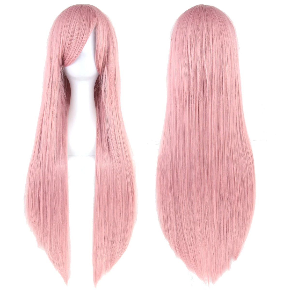 Long Straight Cosplay Wig 32 Inch Synthetic Hair