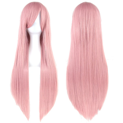 Long Straight Cosplay Wig Synthetic 32 Inch 36 Colors Women