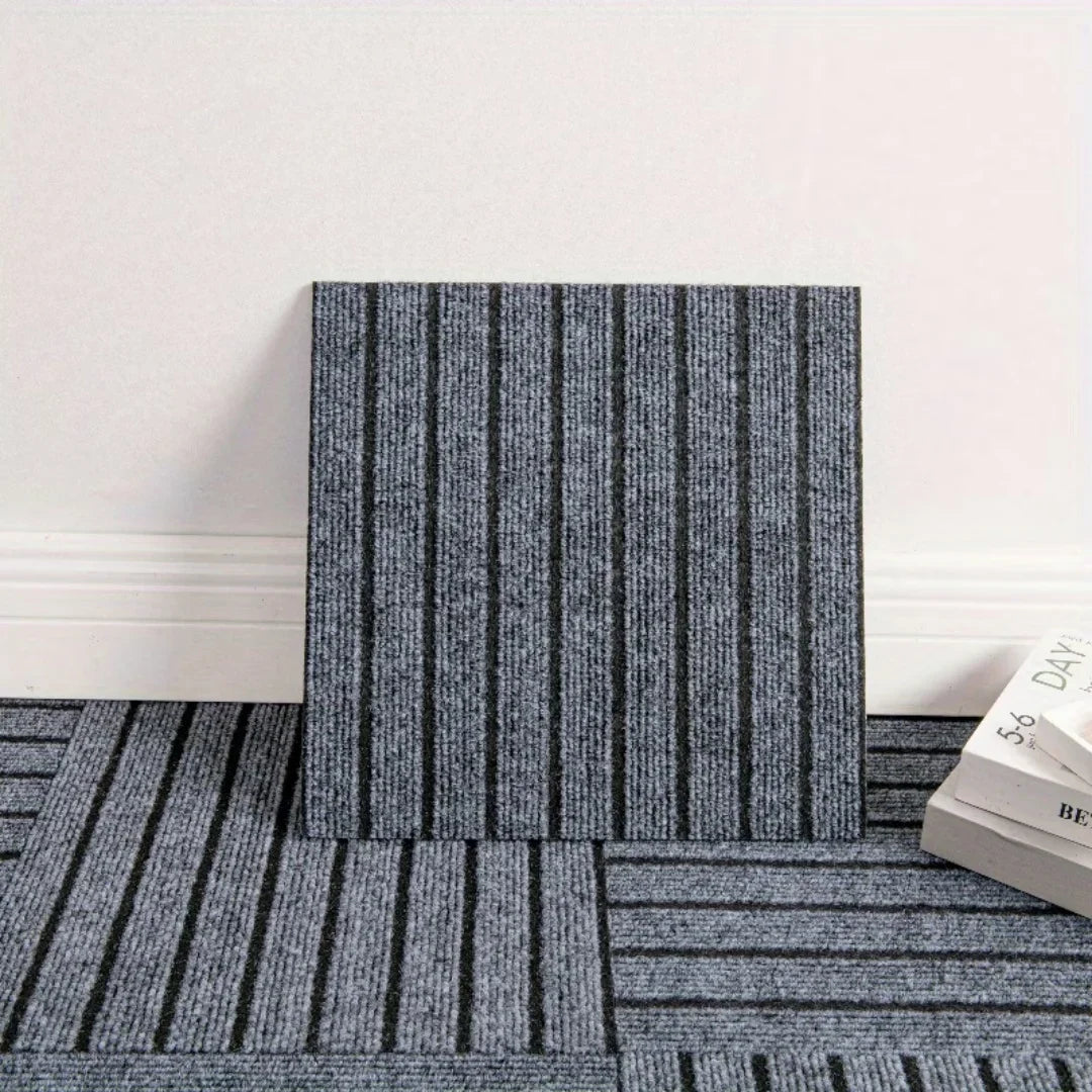 Peel and Stick Carpet Tiles – Self Adhesive Floor Rug Squares