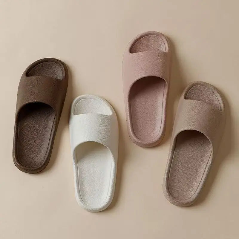 EVA Thick-Sole Slide Slippers Women's Lightweight Indoor Shoes