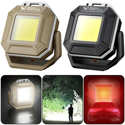 COB LED Rechargeable Work Light with Magnetic Base – Waterproof Inspection Lamp