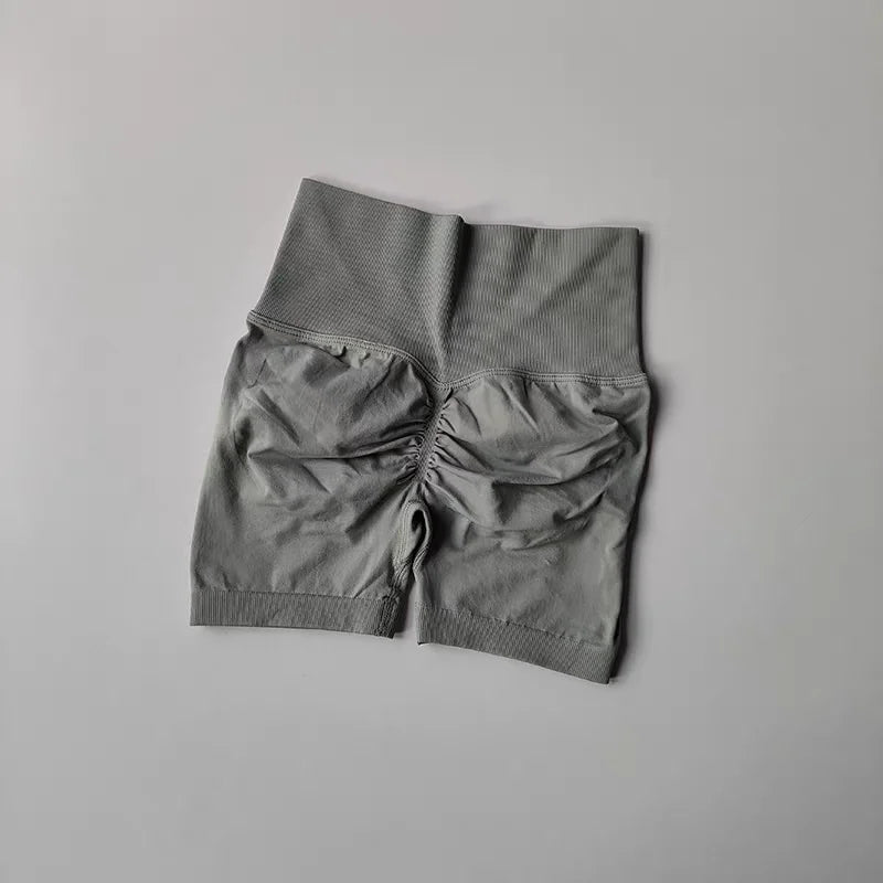 Ruched Butt Lift Yoga Shorts – High Waist Women's Workout Shorts