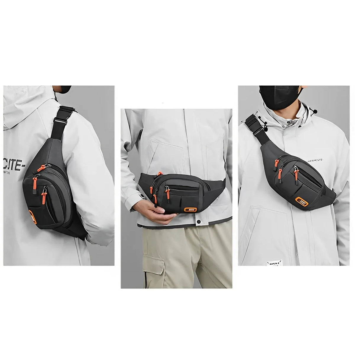Waterproof Fanny Pack – Large Capacity Oxford Waist Bag