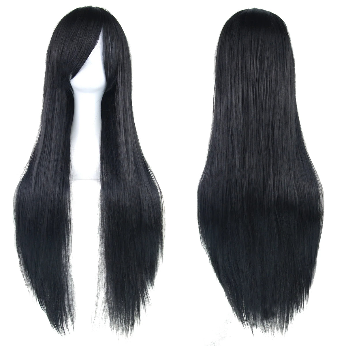 32 Inch Long Straight Synthetic Wig – Cosplay & Party, 36 Colors