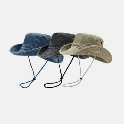 Cotton Bucket Hat – Outdoor Sun Hat for Men & Women