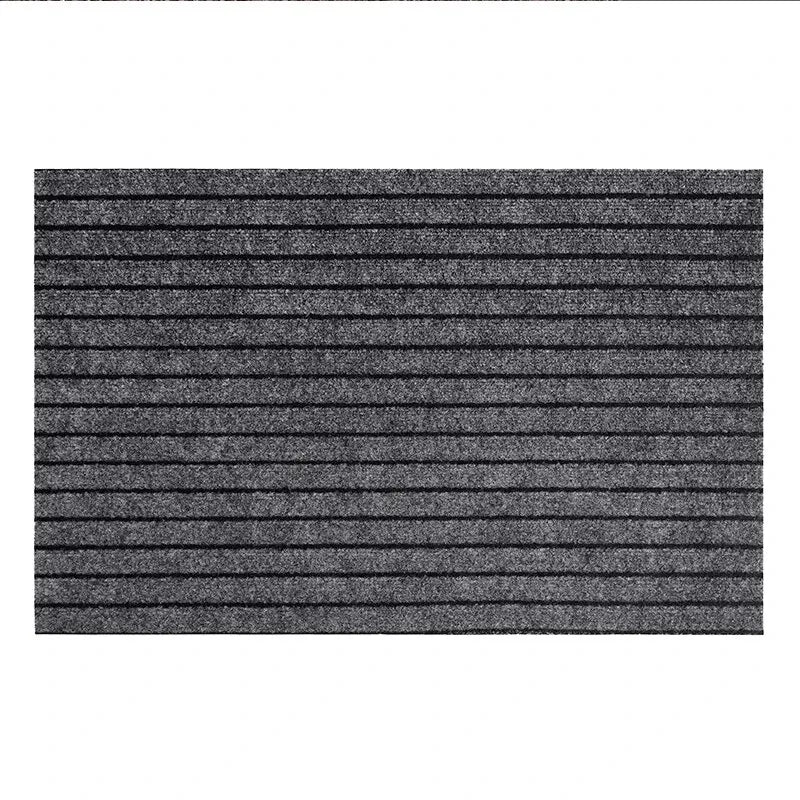 Modern Minimalist Striped Floor Mat – Washable & Stain-Resistant