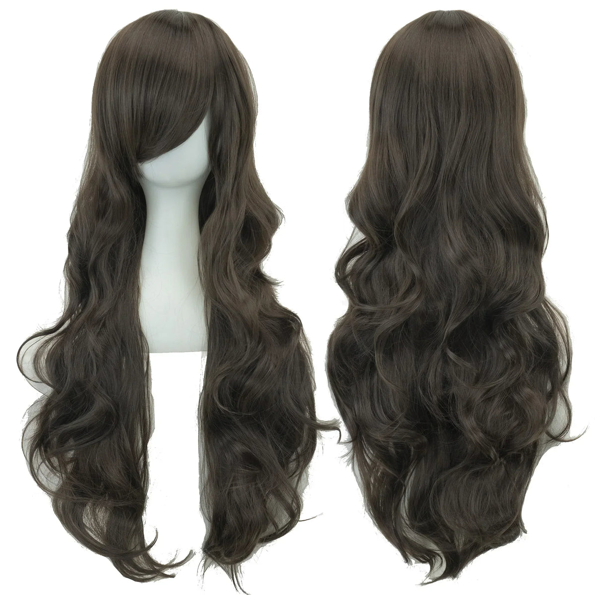 Long Curly Cosplay Wig – Synthetic Party Wig for Women