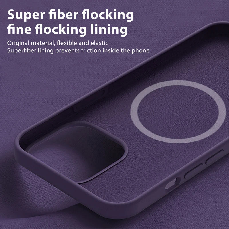 Liquid Silicone MagSafe iPhone Case – iPhone 11 to 15 Series