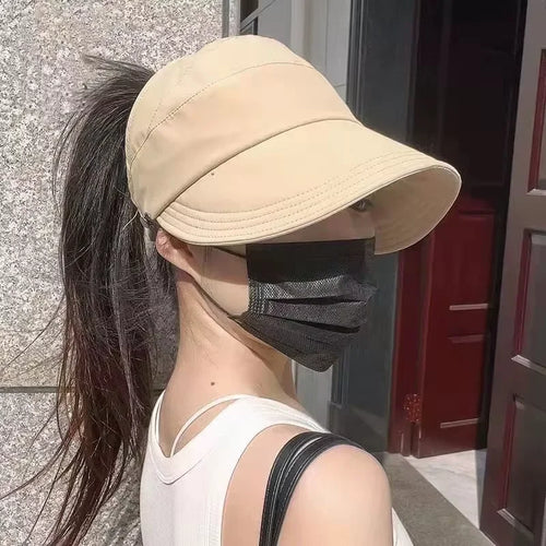 UPF50+ Quick-Dry Sun Visor Cap – Lightweight Outdoor Hat