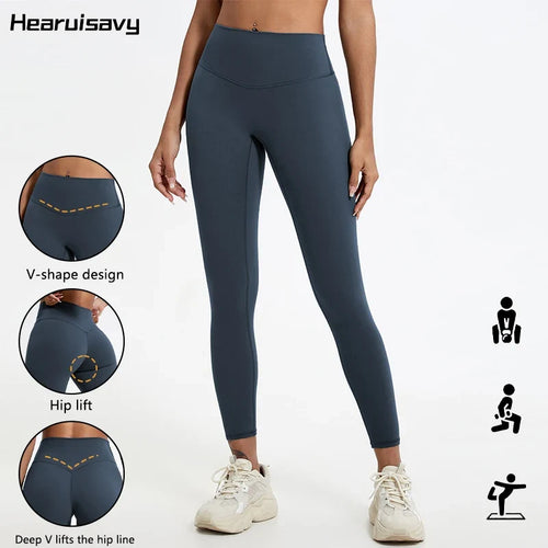 Push-Up High-Waist Yoga Leggings for Women – V-Shape Hip Lift