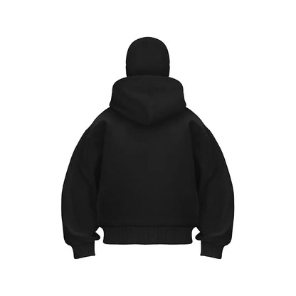 Labrador Graphic Double Layer Hoodie Goth Sweatshirt