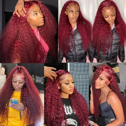 HD Lace Front Wig Deep Wave 200 Density 13x4 13x6