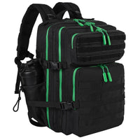 Black Green zip