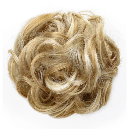 Messy Bun Hair Piece – Synthetic Chignon with Elastic Band