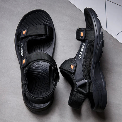 Men's Classic Sport Sandals Adjustable Velcro Strap Beach Outdoor
