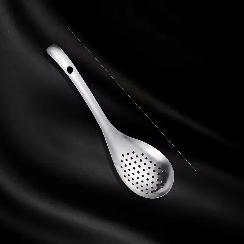 Stainless Steel Skimmer Spoon – Perforated Strainer Ladle