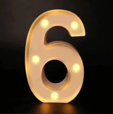 LED Marquee Letter & Number Light – Alphabet Night Lamp