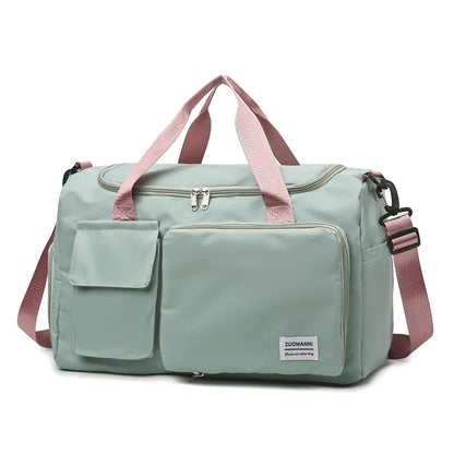Weekender Duffle Bag with Shoe Compartment – Large Travel Bag