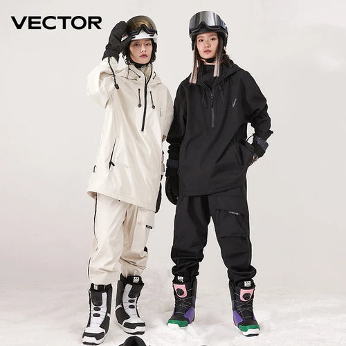 Ski Jacket & Pants Set – Waterproof Windproof Winter Ski Suit for Men & Women