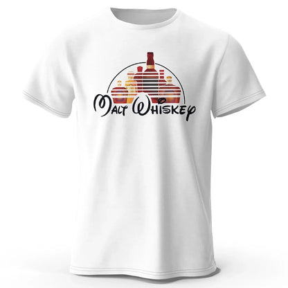Malt Whiskey Graphic T Shirt Oversized Cotton Tee