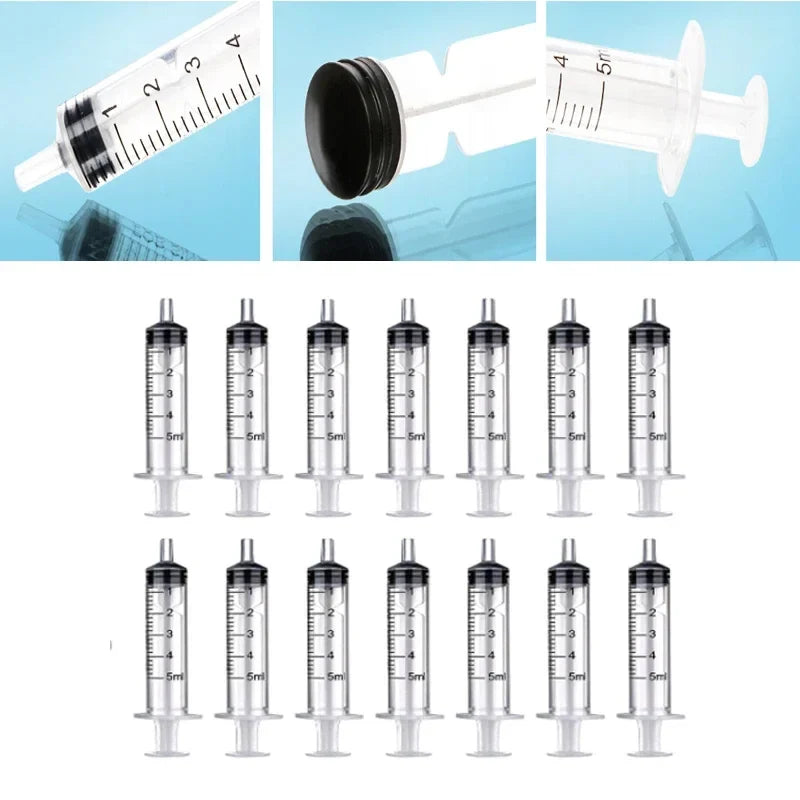 Plastic Measuring Syringes – Reusable 1ml–10ml for Hydroponics & Kitchen