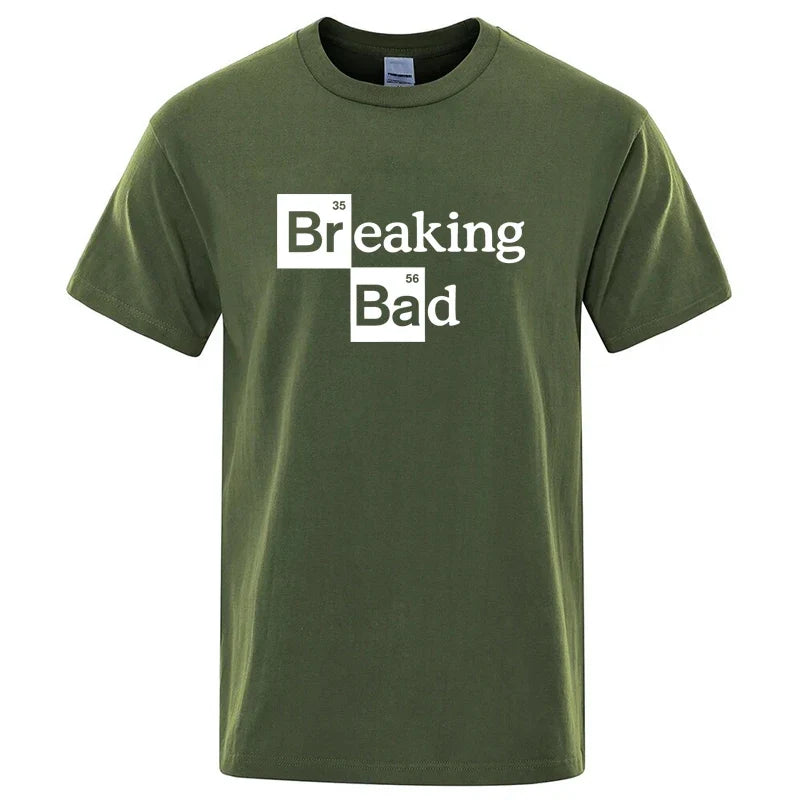 Heisenberg Graphic T Shirt Cotton Blend Casual Short Sleeve Tee