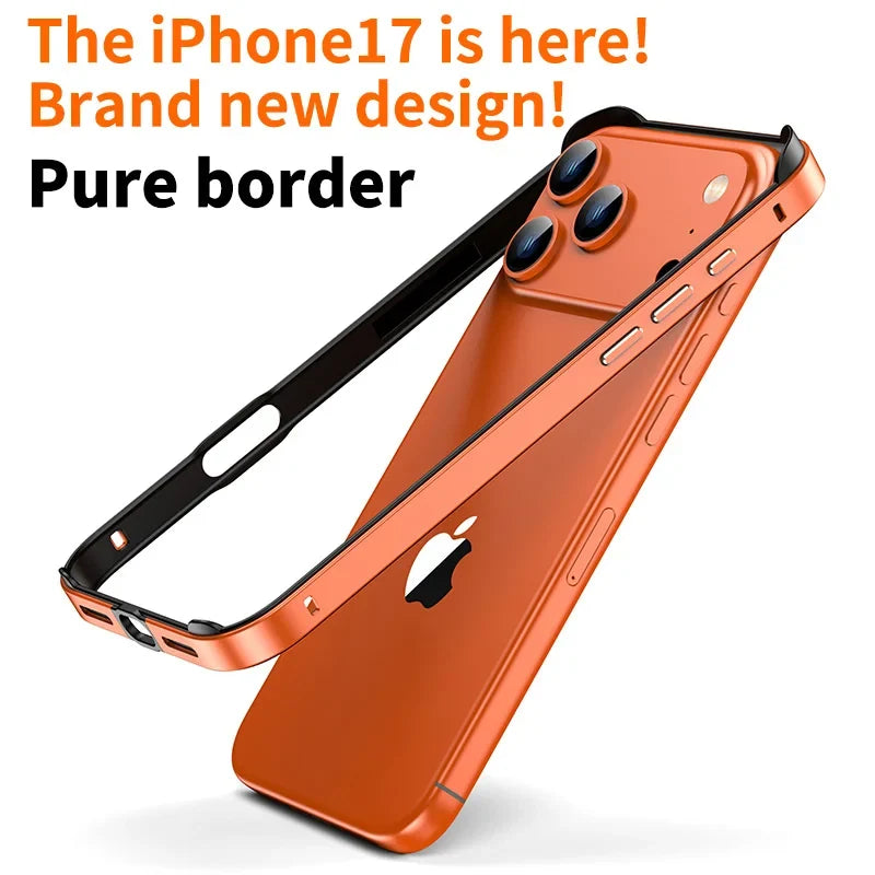 Metal Bumper Case for iPhone 12–18 / 17 / 16 / 15 / 14 – Aluminum & Silicone