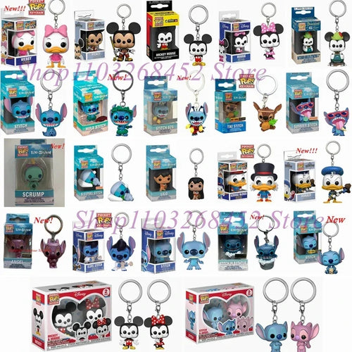Funko Pocket Pop Keychain Disney Characters – Stitch Mickey Lilo & More