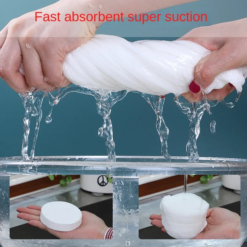 Compressed Disposable Bath Towel – Large Cotton Travel Towel