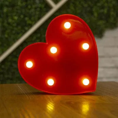 LED Marquee Letter & Number Light – Alphabet Night Lamp