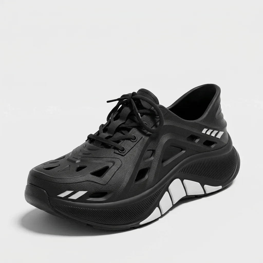 Men's Hollow Clog Sneakers – Non-Slip Outdoor Beach Garden Shoes