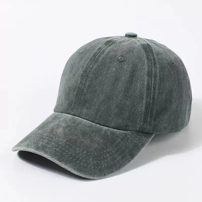 Retro Washed Denim Baseball Cap – Adjustable Unisex Sun Hat