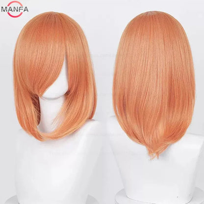 Anime Cosplay Wig - 40cm Medium Straight Wig with Bangs