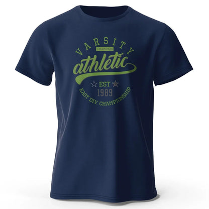 Vintage Varsity Graphic T Shirt 100% Cotton Unisex Tee