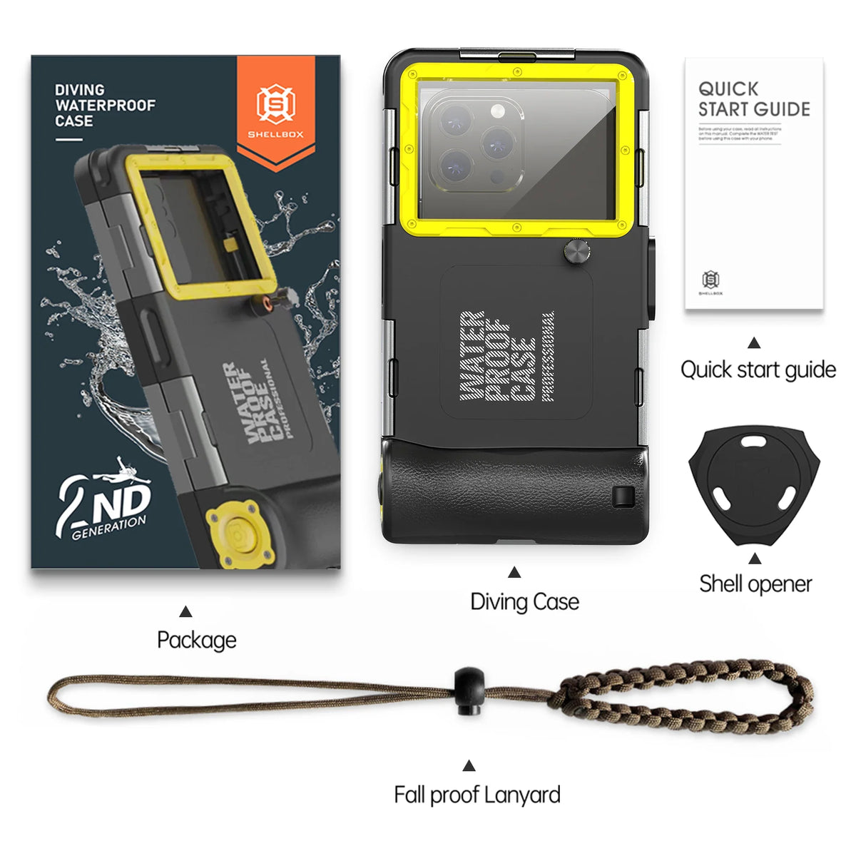 Waterproof Diving Phone Case – Universal Fit Up to 6.9 Inch