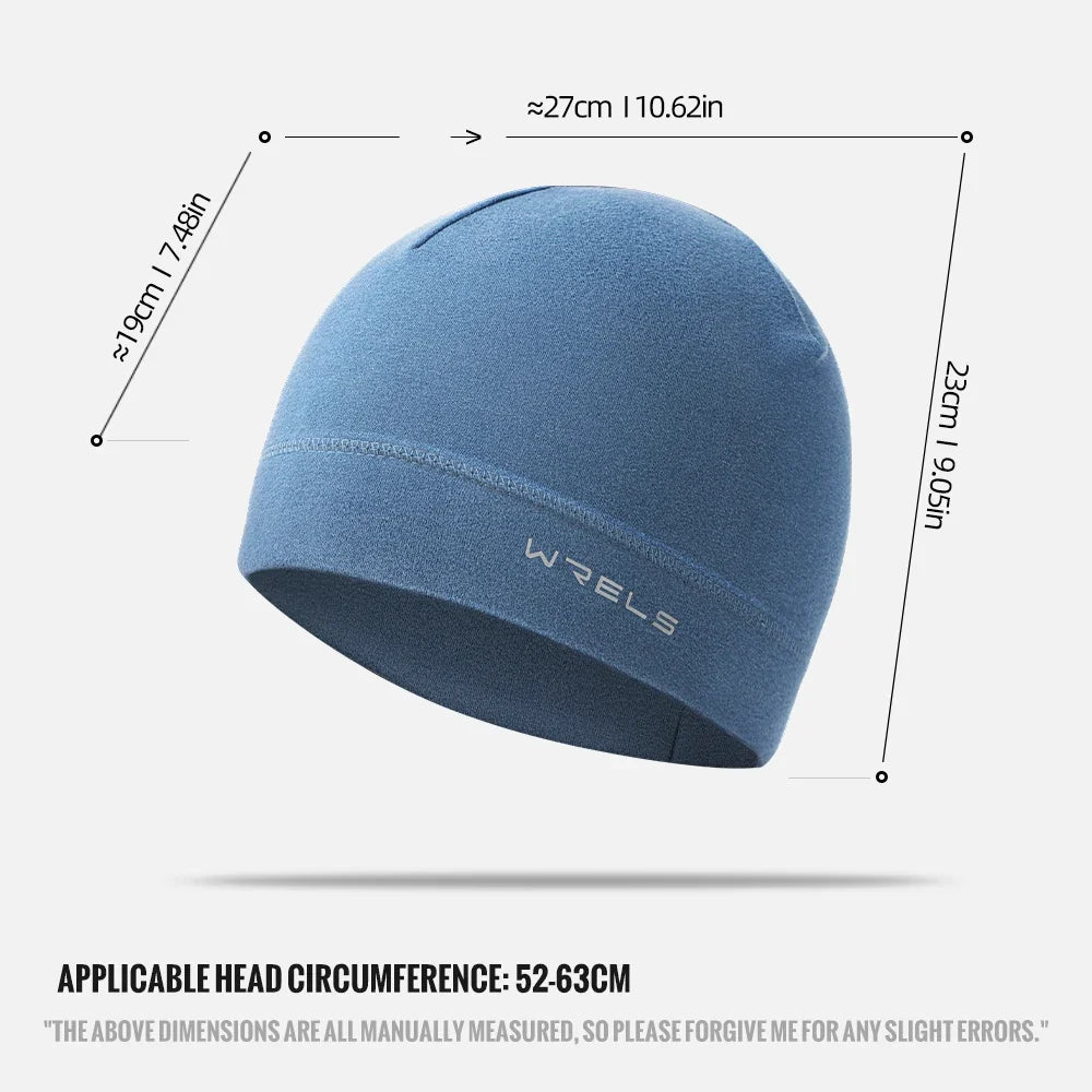 Wrels Thermal Running Beanie Hat – Lightweight Stretch Skull Cap for Sports