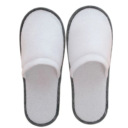 Disposable Hotel Slippers – 10 Pairs Bulk Pack, Random Colors