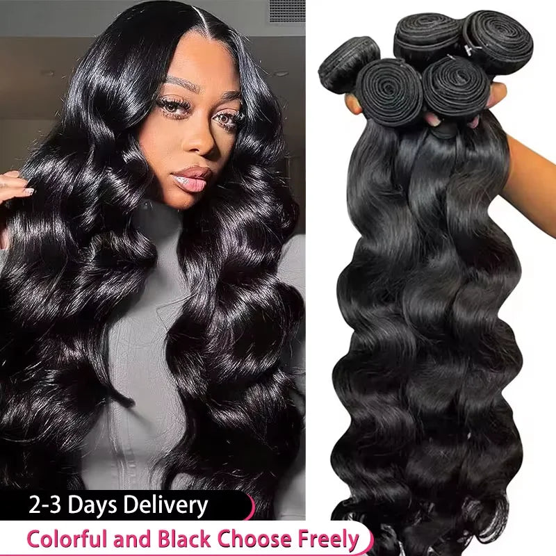 99J Burgundy Body Wave Human Hair Bundles 16A Brazilian Virgin Remy