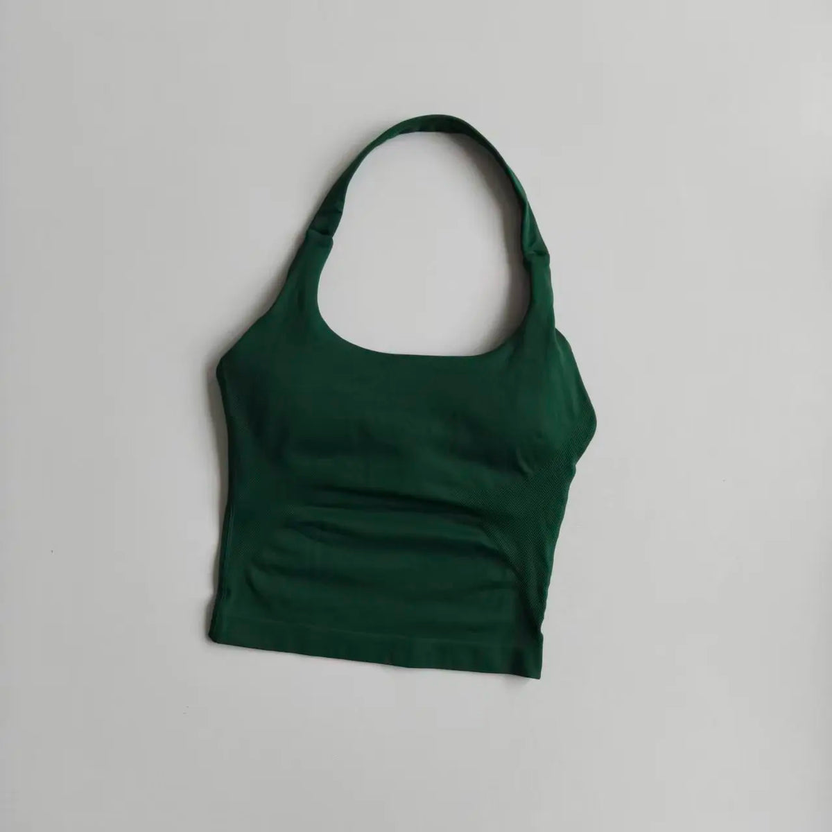 Halter Sports Bra for Women – Longline Shockproof Yoga Gym Top