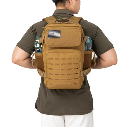 25L Tactical MOLLE Backpack – Hiking, Gym & Outdoor Rucksack