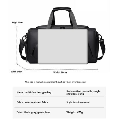 Sports Gym Duffle Bag – Large Capacity Travel & Workout Bag