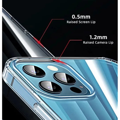Clear Silicone iPhone Case – Transparent Shockproof Cover