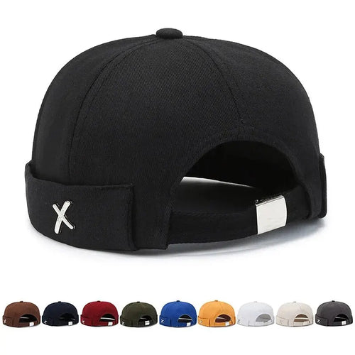 Docker Brimless Beanie Hat – Korean Streetwear Rolled Cap for Men & Women