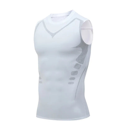 Men's Compression Sleeveless Gym Tank Top Quick Dry