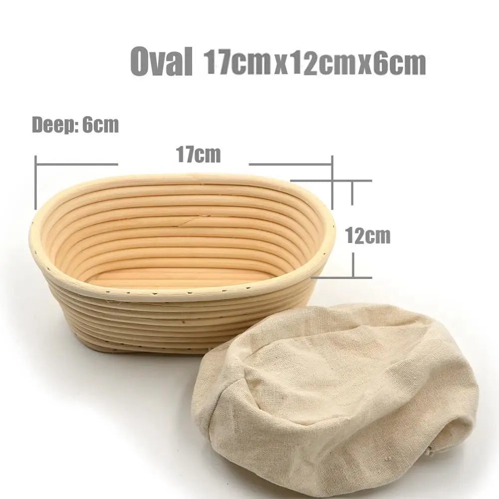 Banneton Bread Proofing Basket – Rattan Dough Proving Basket