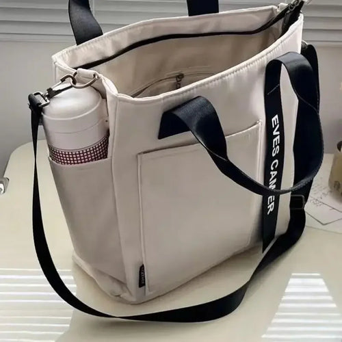 Casual Tote Bag Large Capacity Waterproof Nylon Shoulder Bag