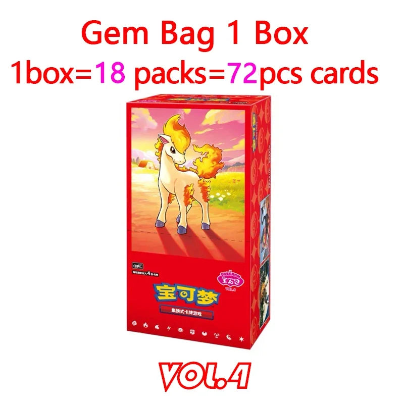 Pokemon TCG Gem Pack Card Box – Chinese Trading Cards (Vol. 1–5)