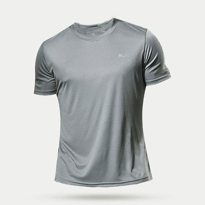 Men's Quick-Dry Gym T-Shirt – Slim Fit Running & Fitness Top