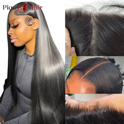 HD Lace Frontal Straight Brazilian Virgin Human Hair 13x4 13x6 4x4 5x5 6x6 2x6