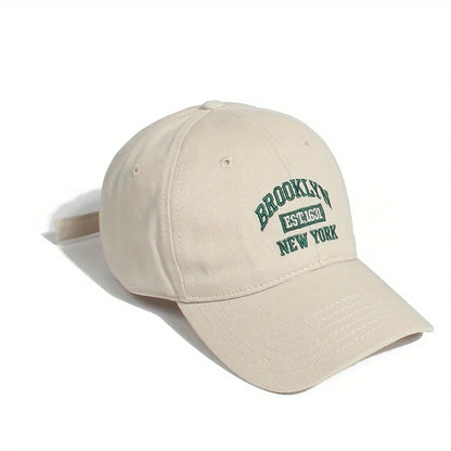 Brooklyn Snapback Baseball Cap – Embroidered Cotton Adjustable Hat